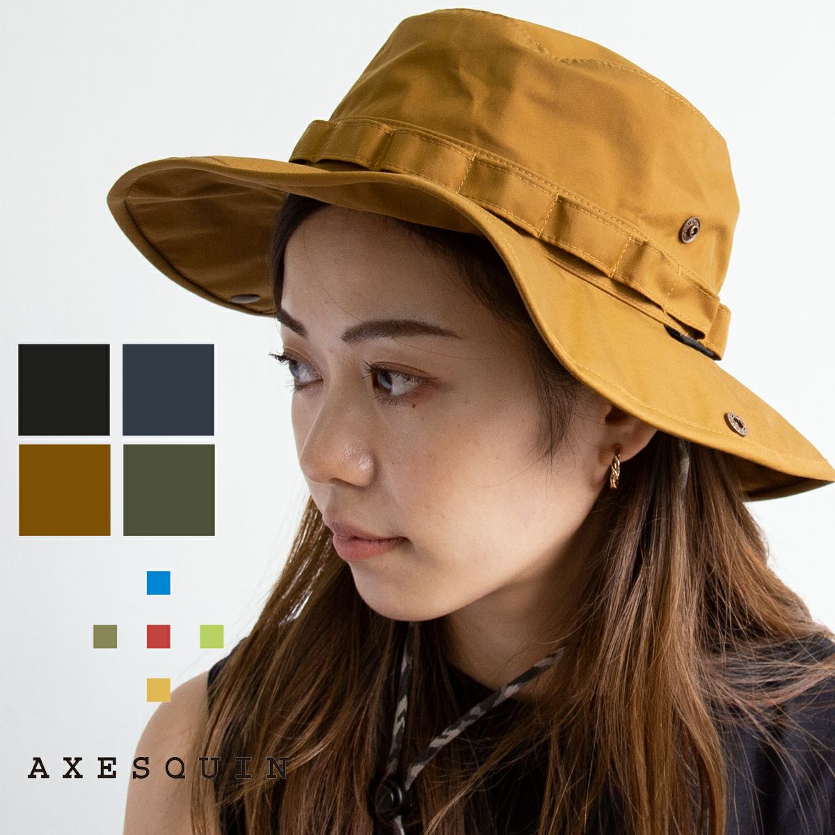 AXESQUIN アクシーズクイン 】 Military Rain Hat ミリタリー