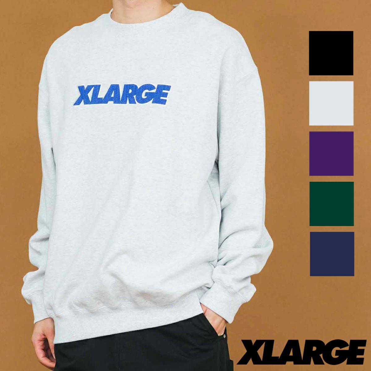 XLARGE エクストララージ 】 STANDARD LOGO CREWNECK SWEAT XLARGE XLARGE エクストララージ 】 STANDARD LOGO CREWNECK SWEAT XLARGE