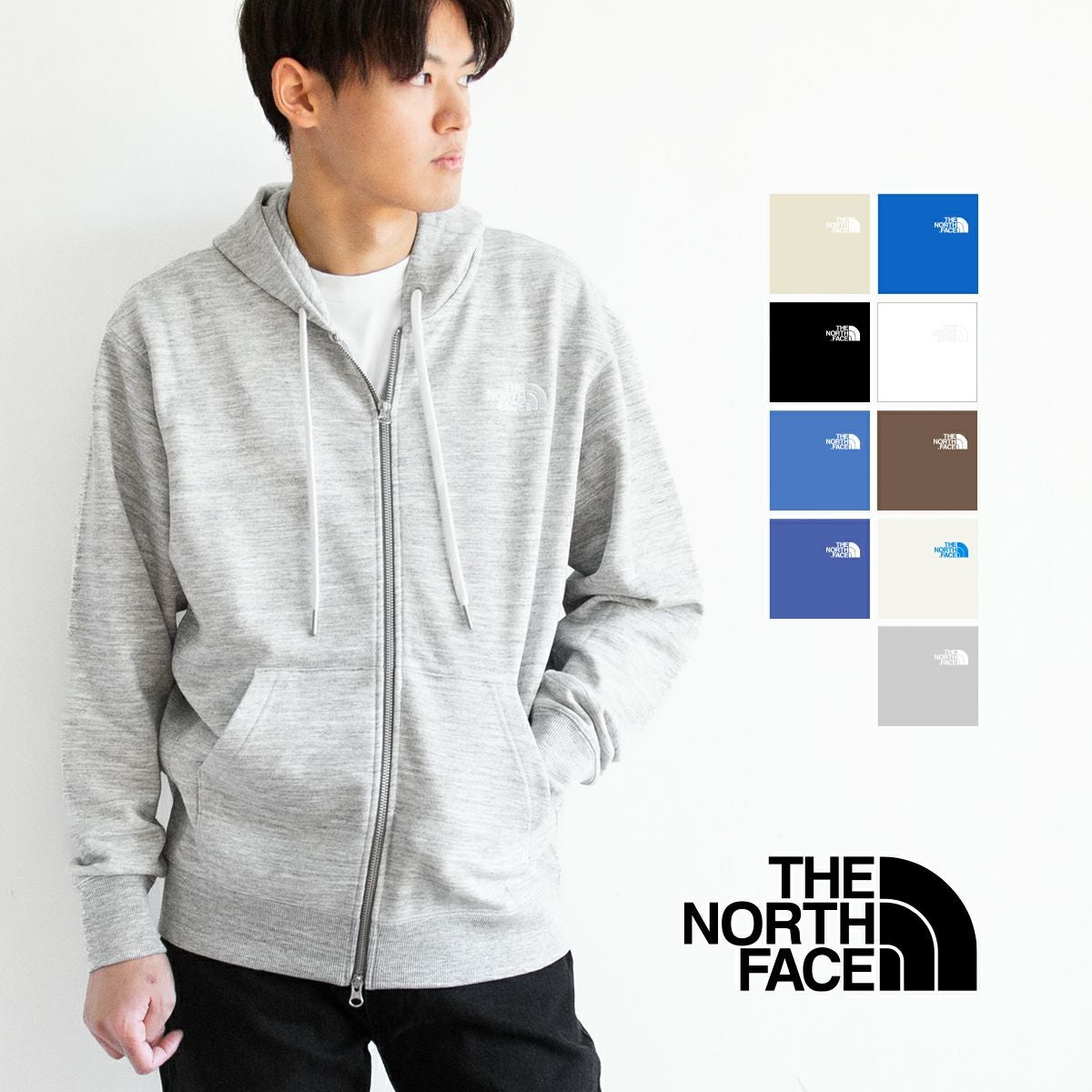 THE NORTH FACE ザ・ノース・フェイス 】 Square Logo Full Zip