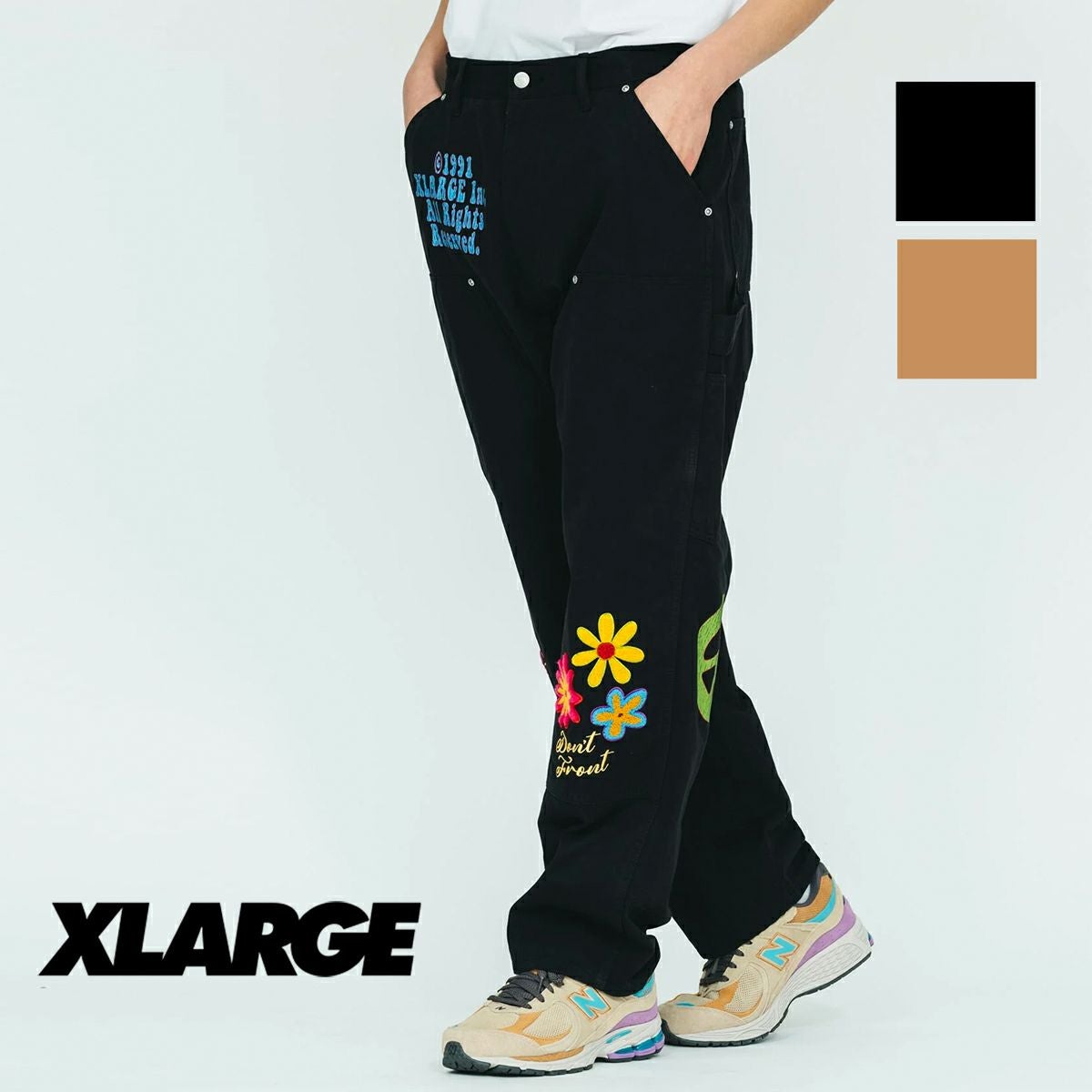 XLARGE エクストララージ 】 DAISY DOUBLE KNEE WORK PANTS XLARGE