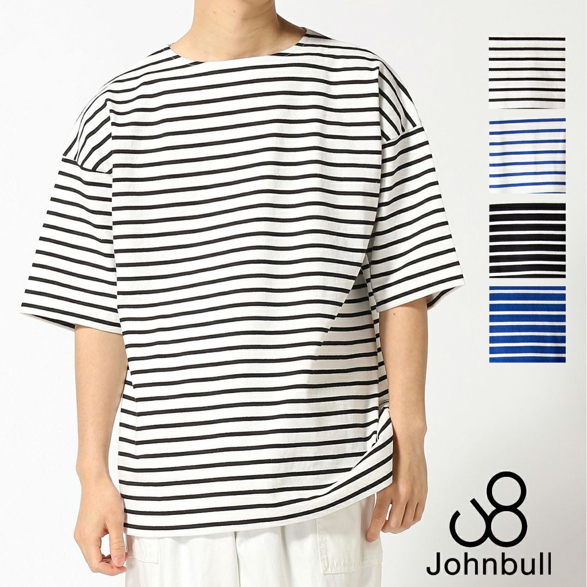 Johnbull ジョンブル 】 バスクボーダー ショートスリーブ Tシャツ