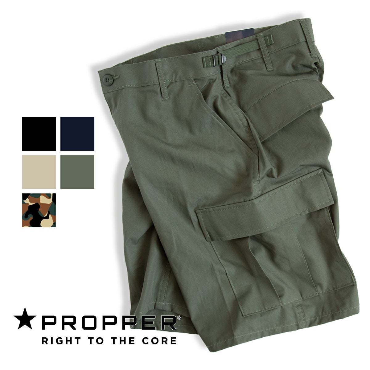 PROPPER プロッパー 】 BDU SHORT ZIP BDU カーゴ ショーツ F5216-55