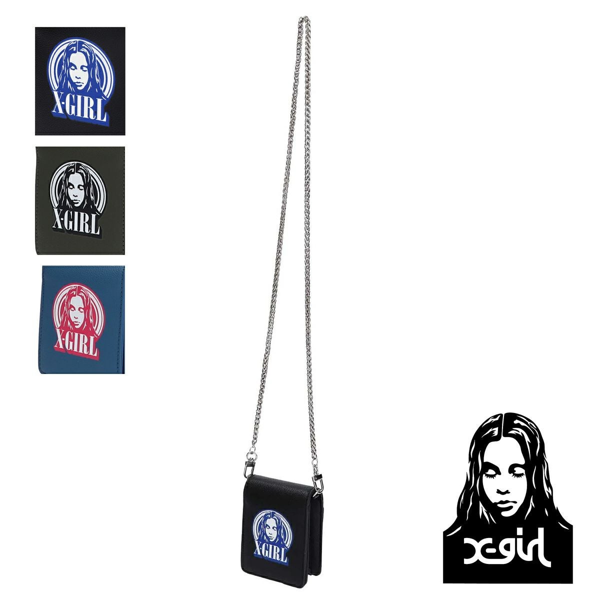 X-girl エックスガール 】 FACE 2WAY COMPACT CASE X-girl フェイス 2