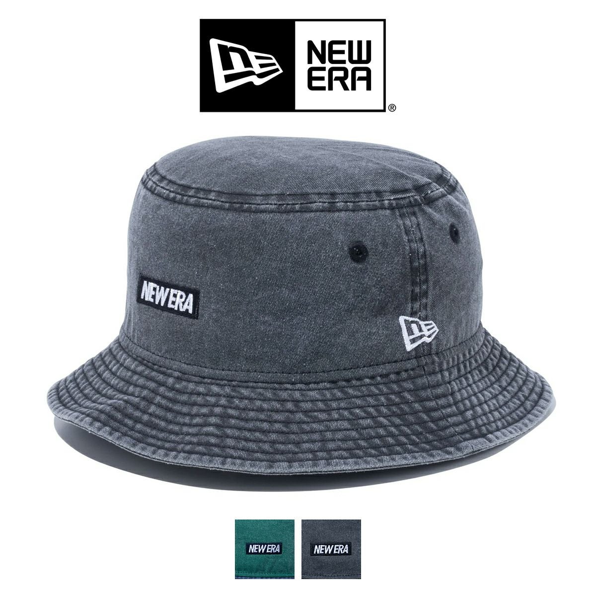 ク*⁠*酸様　バケットハット NEW ERA ニューエラ 】 BUCKET01 Acid Wash ロゴ バケット ハット