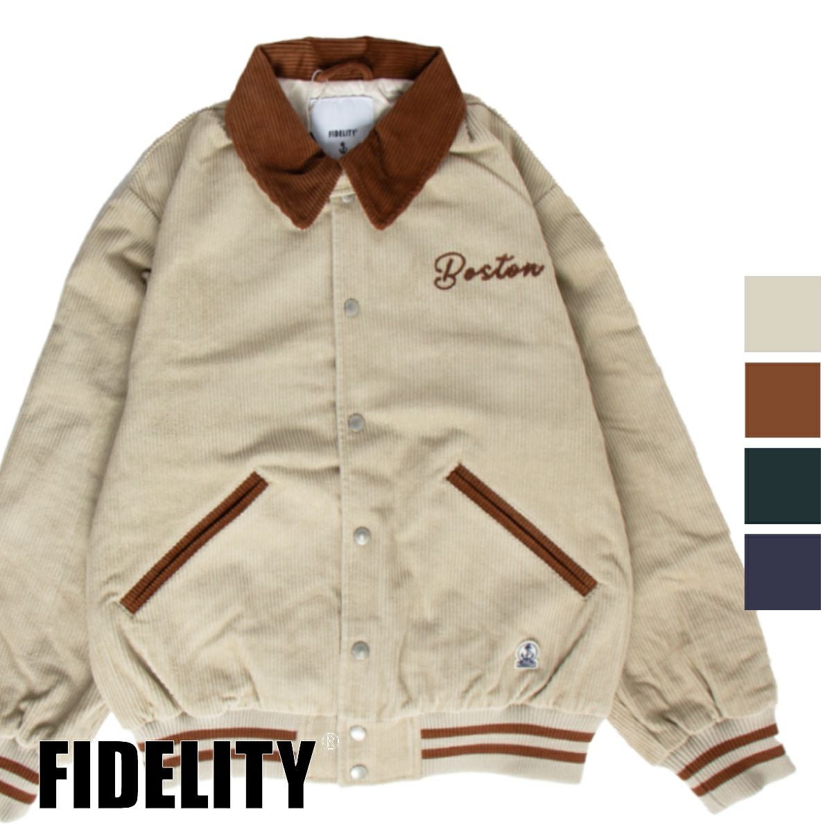 ジャケット・アウター fidelity VINTAGE WASH FLIGHT JKT FIDELITY フィデリティ 】 FIDELITY X SKOOKUM AWARD JACKET