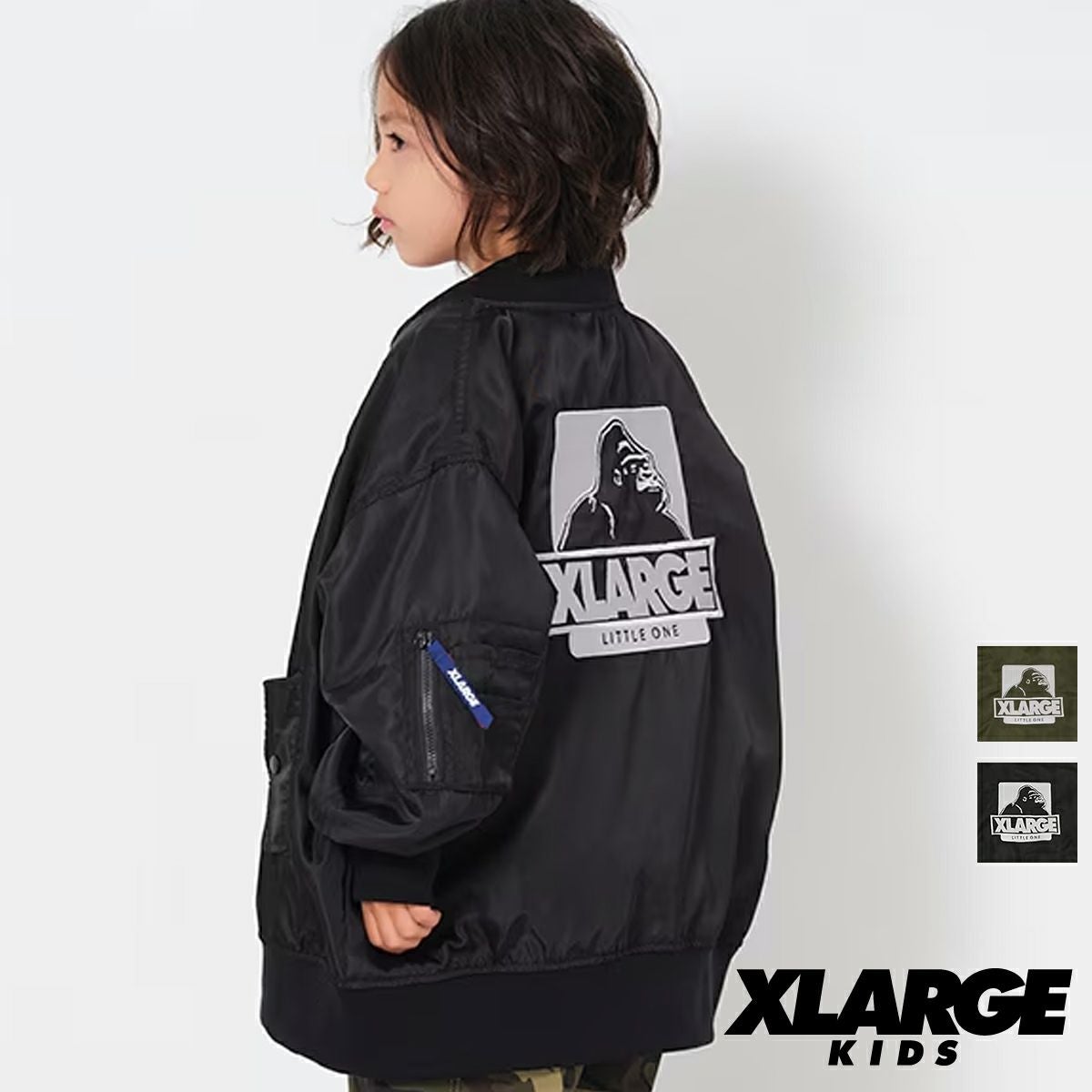 XLARGE KIDS エクストララージ キッズ 】 リバーシブルMA-1