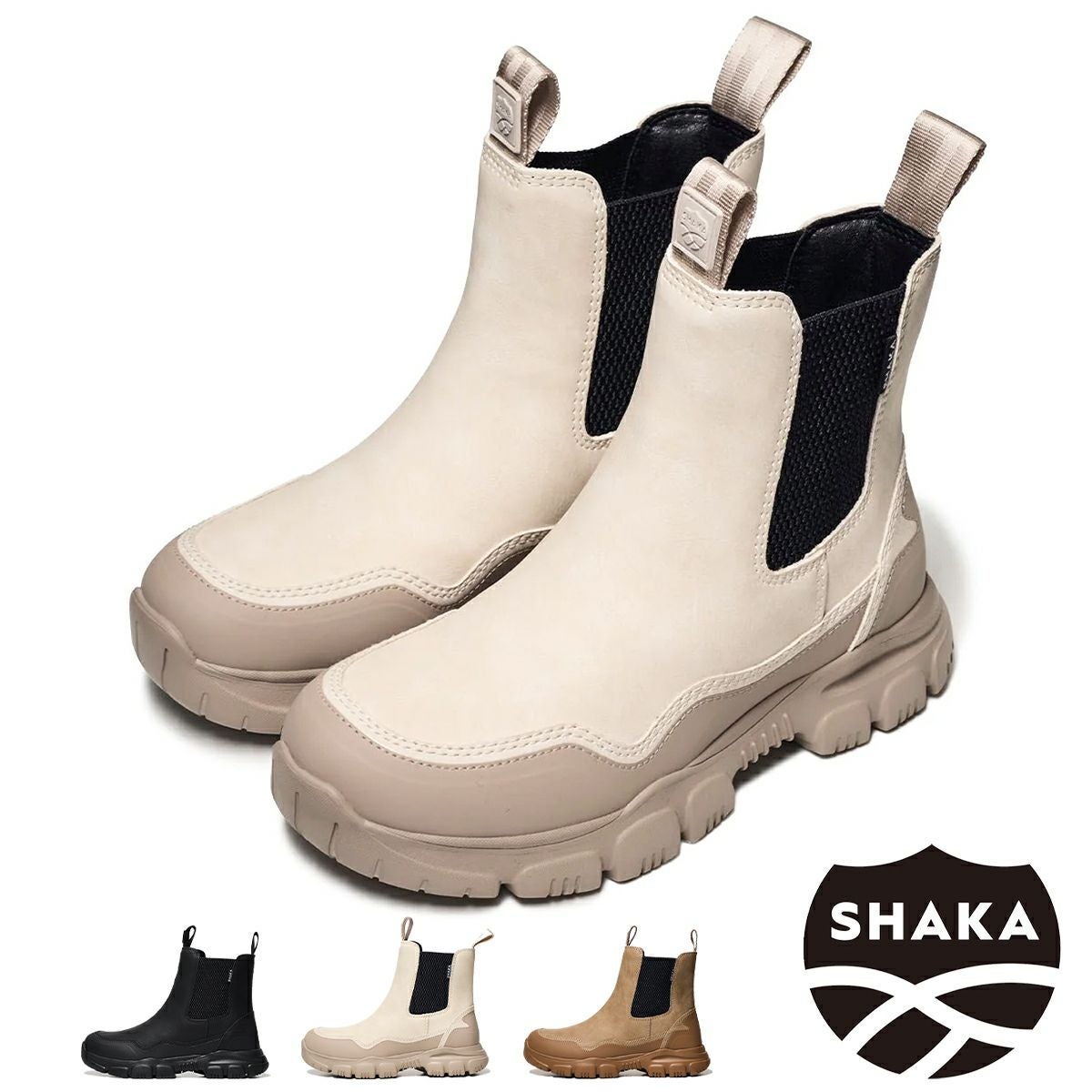 SHAKA シャカ 】 SHAKA サイドゴアブーツ TREK CHELSEA AT ユニ