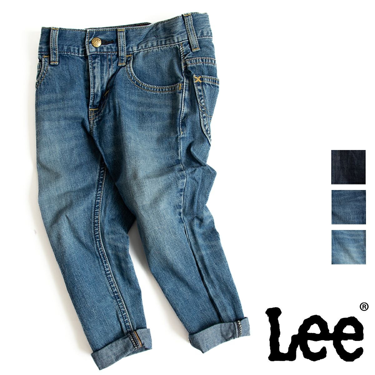 Lee リー】キッズ BASIC TAPERED ベーシック テーパード デニムパンツ