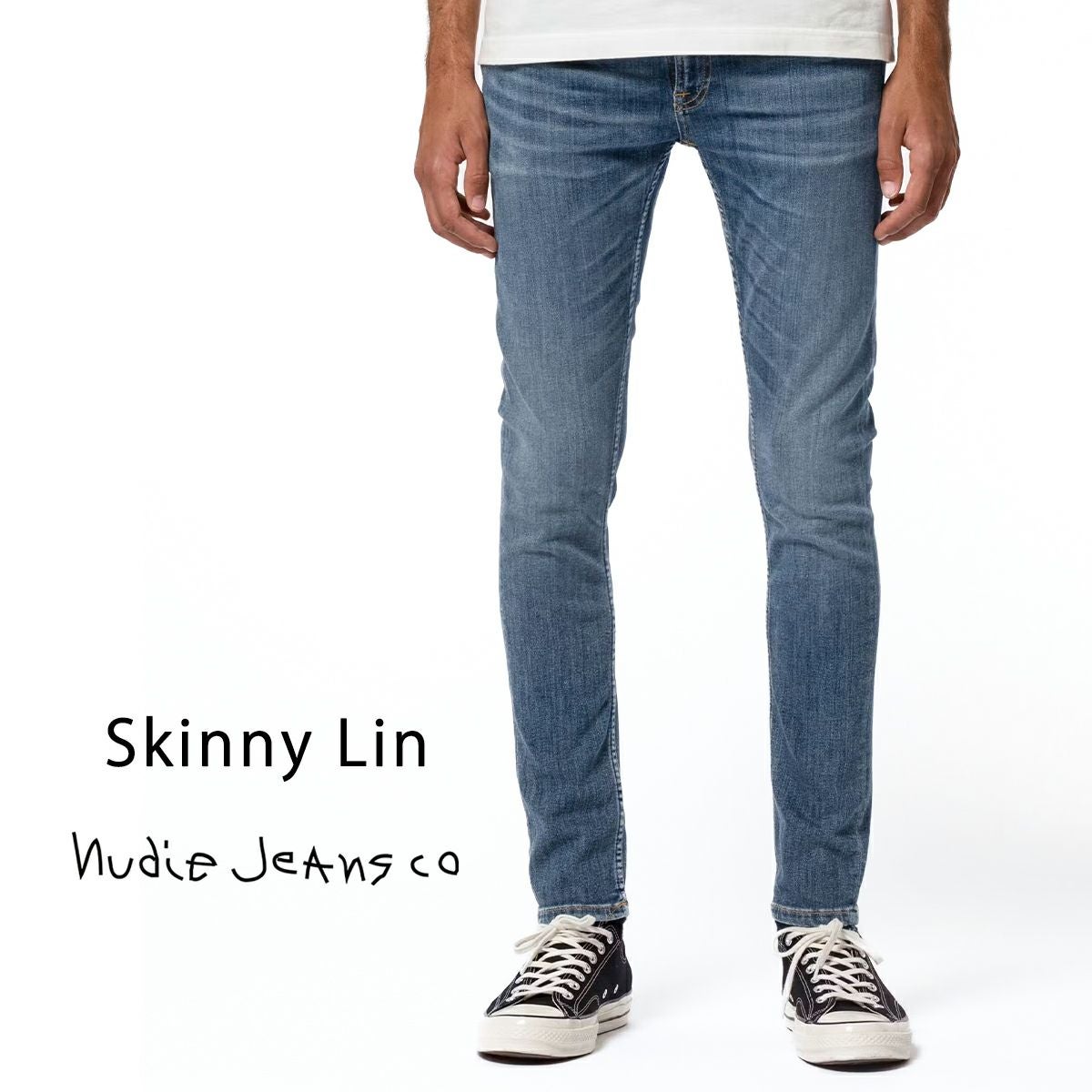 Nudie Jeans ヌーディージーンズ 】 スキニー リン ダークブルー