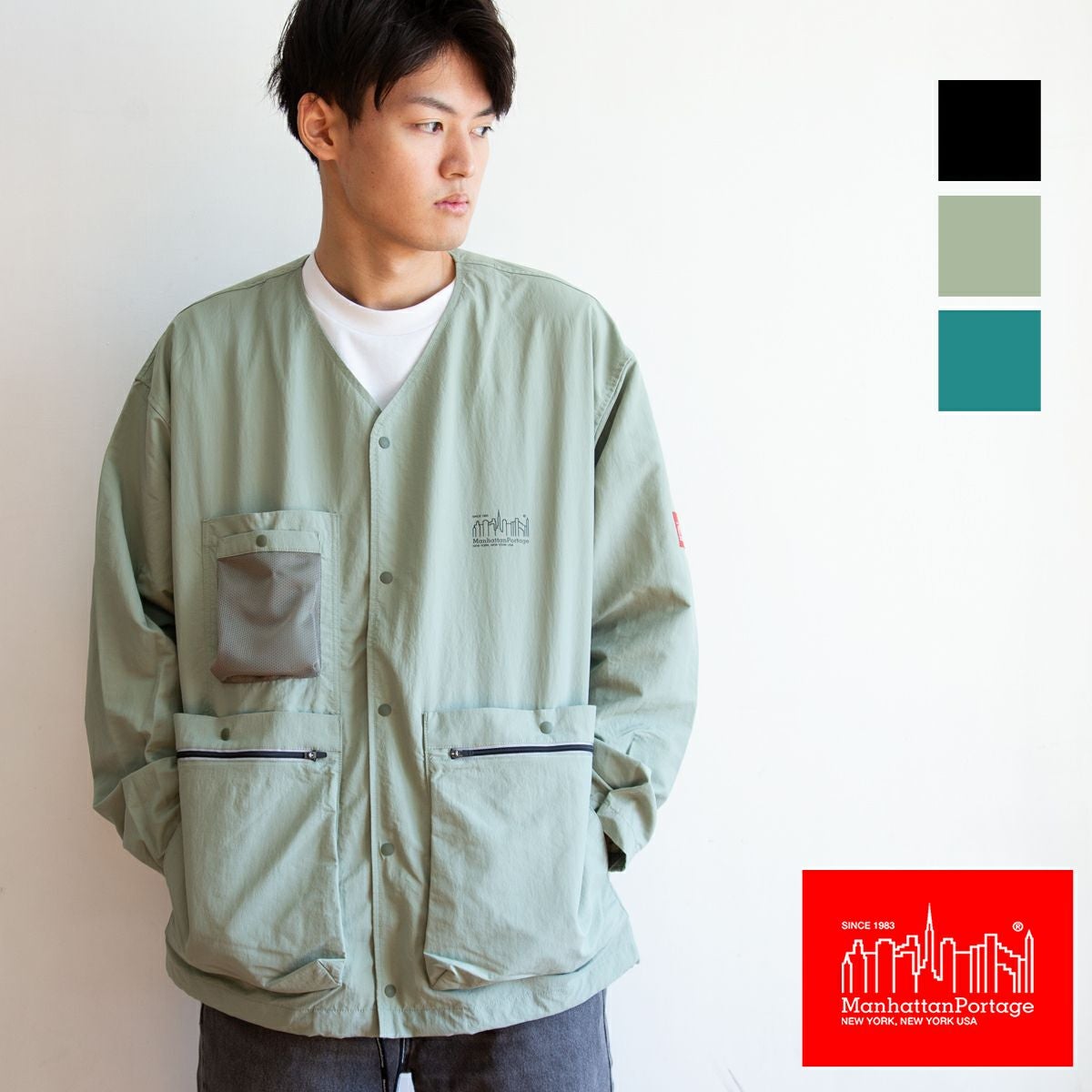 Manhattan Portage マンハッタンポーテージ 】 Collarless Coach