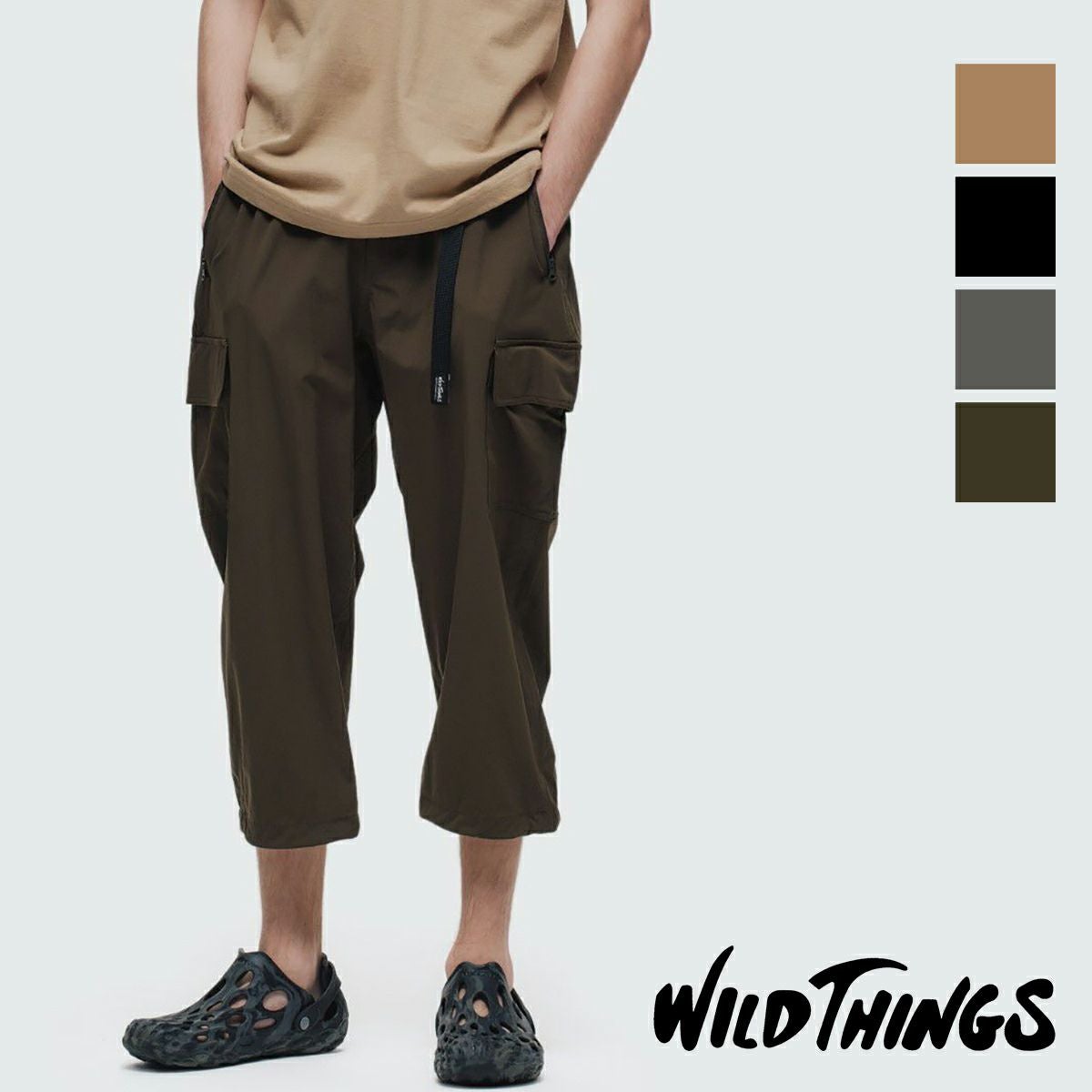 WILDTHINGS ワイルドシングス 】 CROPPED CARGO PANTS クロップド