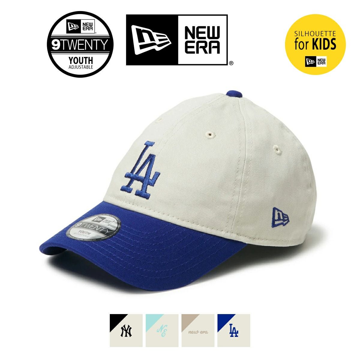 フランスで購入した未使用クロス NEW ERA ニューエラ 】 Youth 9TWENTY 2-Tone ロゴ キャップ 143920