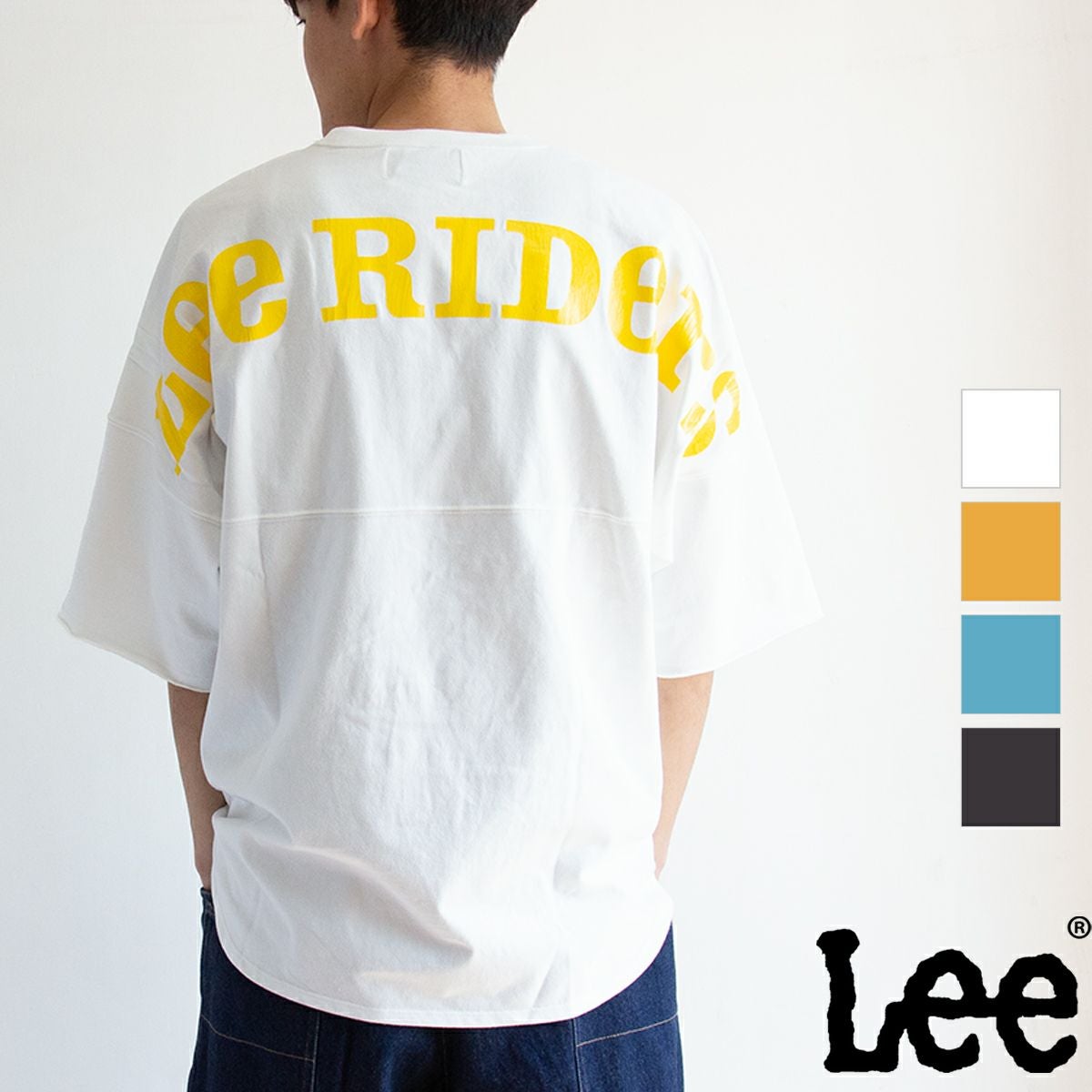 Lee リー 】Lee クラックプリント バックアーチ ショートスリーブ Tee