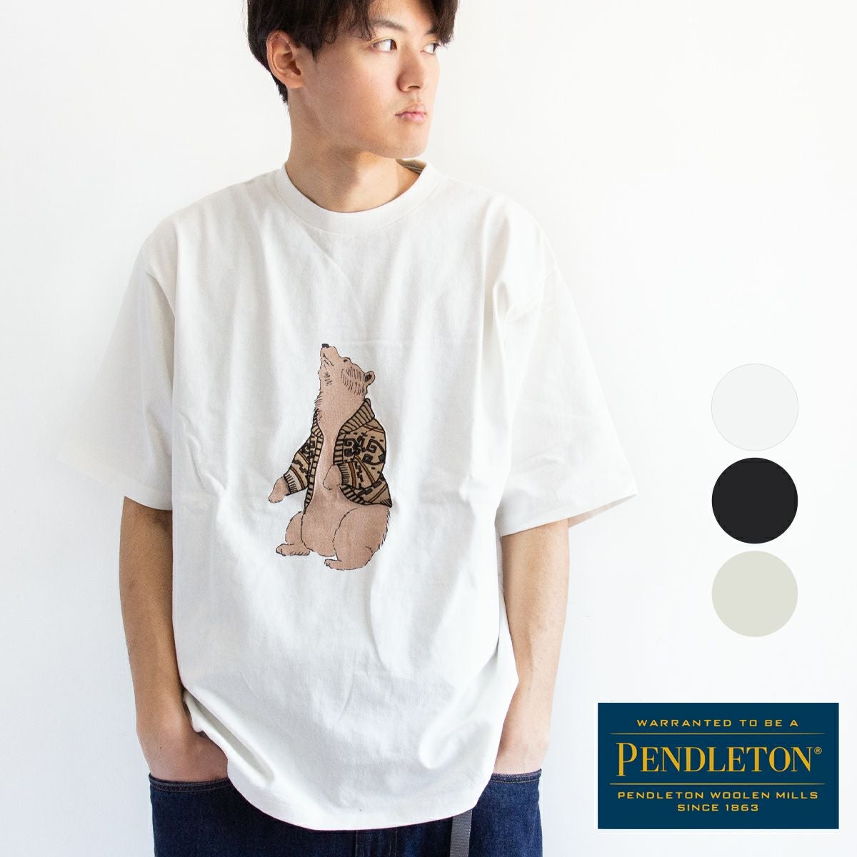 PENDLETON ペンドルトン デュードベア プリント Tシャツ Dude Bear S/S