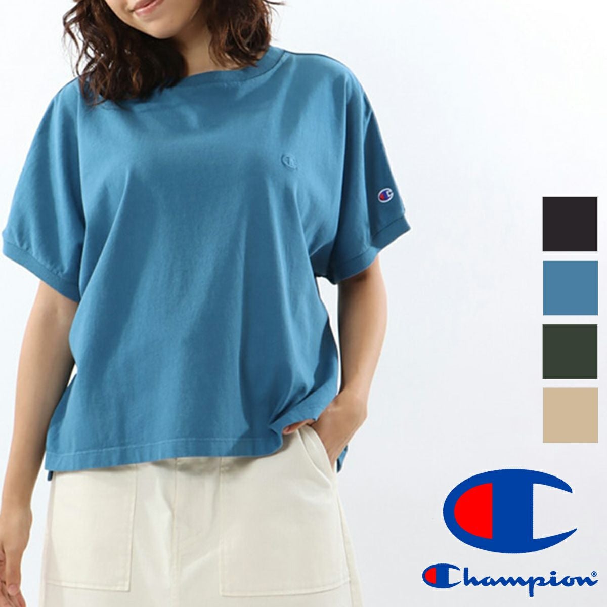 Champion チャンピオン 】 ウィメンズ ワイドシルエット ショート
