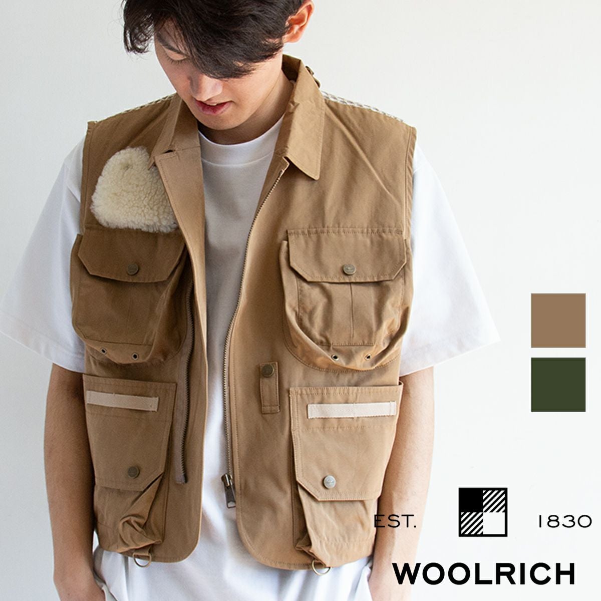 WOOLRICH ウールリッチ】CLASSIC FISHING VEST クラッシック