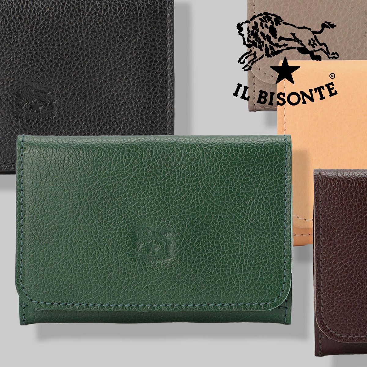 IL BISONTE イル ビゾンテ 】 カードケース 名刺入れ 411620 | JEANS