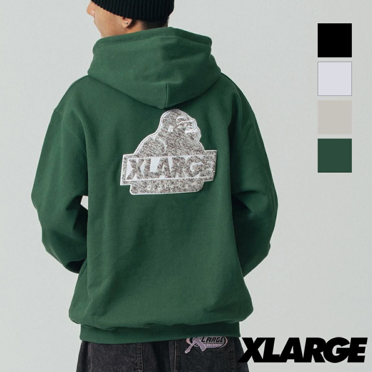 XLARGE エクストララージ 】 CHENILLE SLANTED OG HOODED シェニール