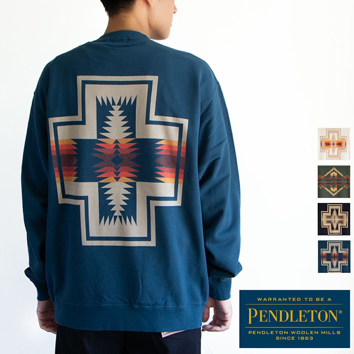 PENDLETON ペンドルトン 】 Back Print Sweat Pullover 44757013