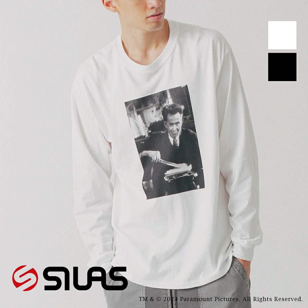 SILAS(サイラス)×Raincheetah(レインチーター)ジャケット☆ SILAS サイラス 】 SILAS × BLACK RAIN L/S TEE サイラス × ブラック