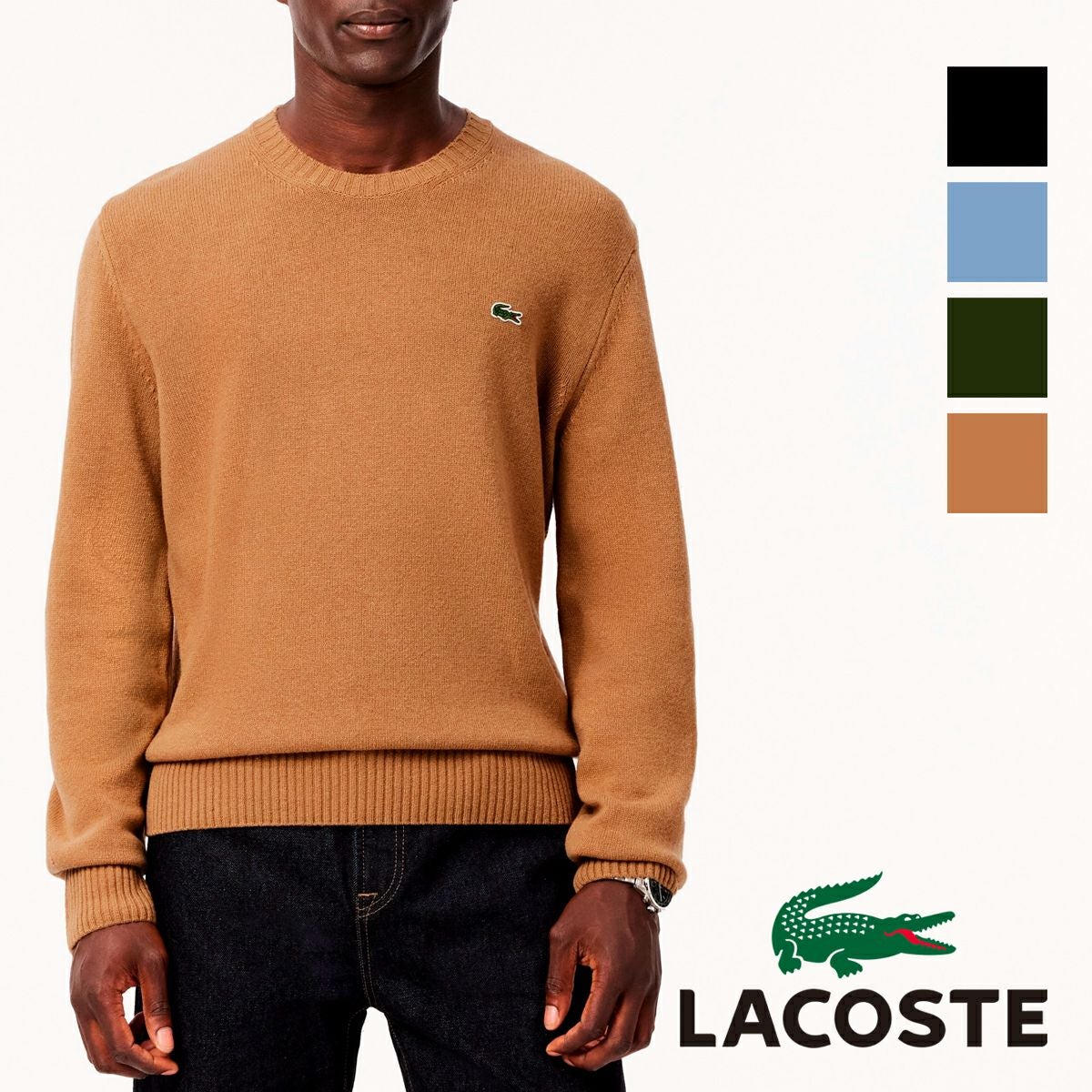 LACOSTE ラコステ 】 エッセンシャル ウール ニット セーター AH2916