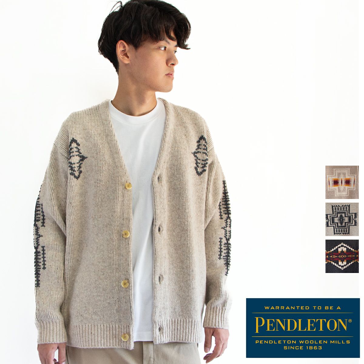 PENDLETON ペンドルトン 】 5Gauge Knit Cardigan 5ゲージ ニット