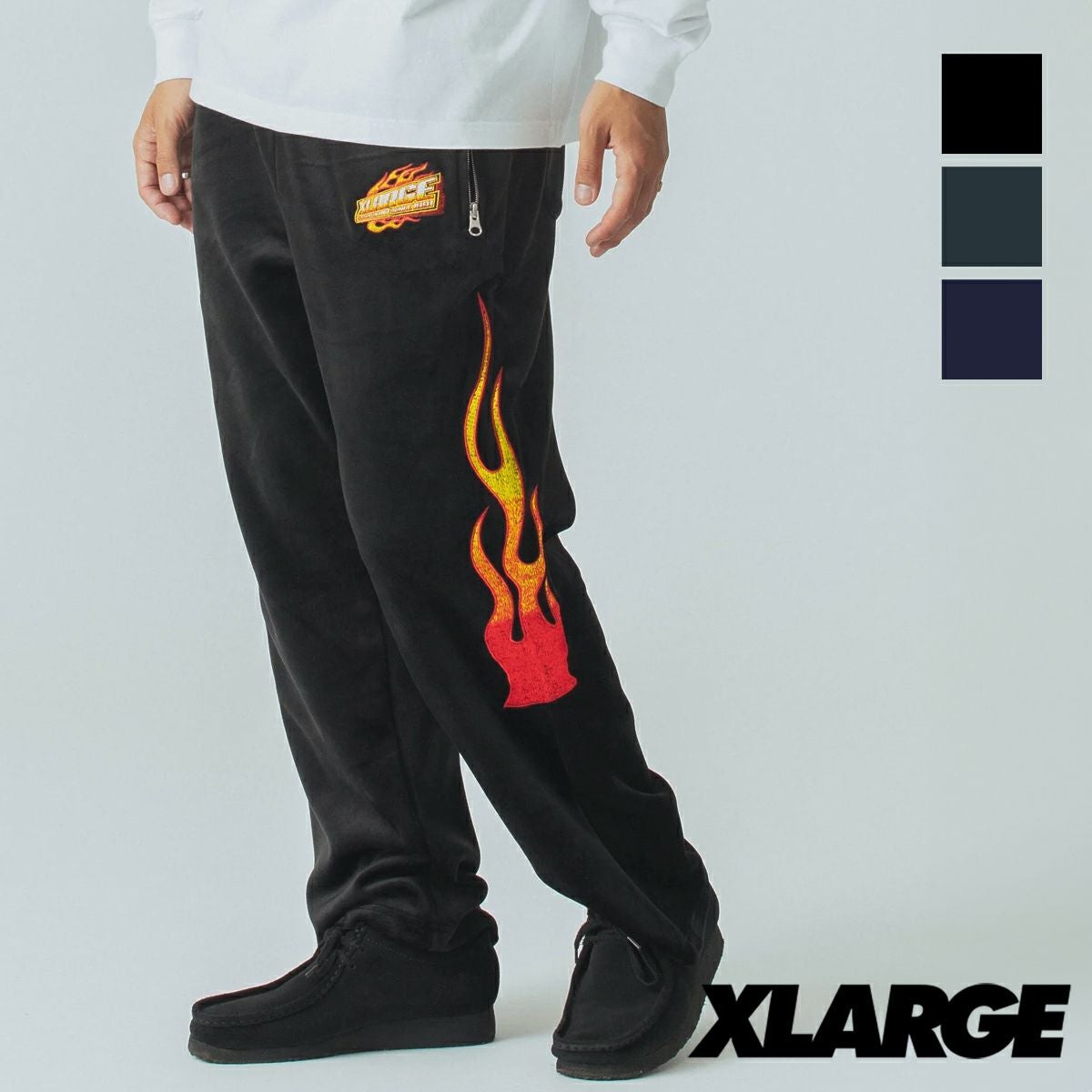 XLARGE エクストララージ 】 VELOUR TRACK PANTS ベロア トラック
