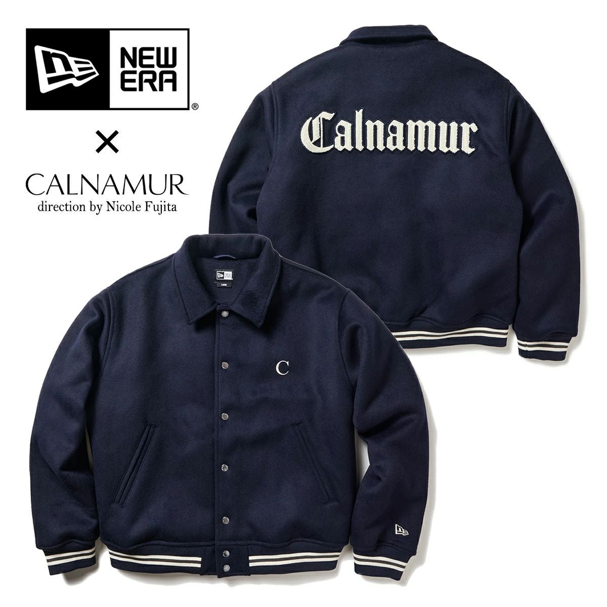 NEW ERA ニューエラ 】 MELTON VARSITY CALNAMUR カルナムール コラボ