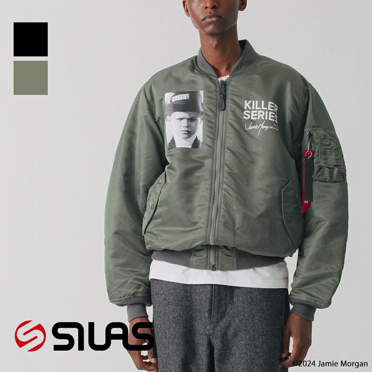 SILAS サイラス 】 SILAS×JAMIE MORGAN MA-1 JACKET ジェイミー