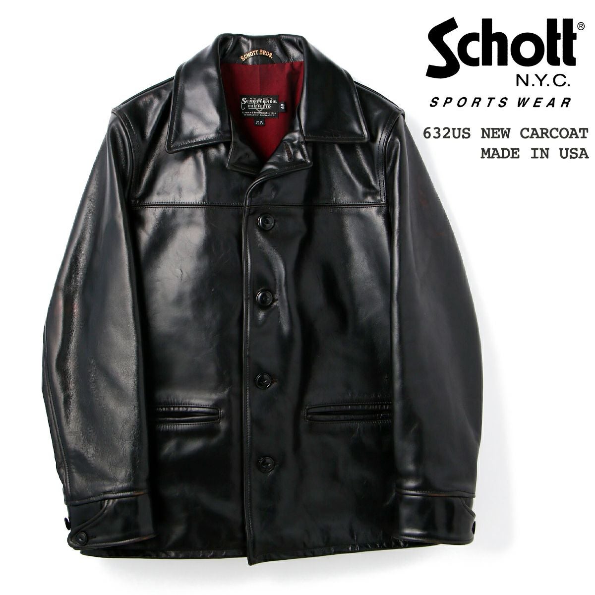 Schott ショット 632US NEW CARCOAT ニューカーコート 7823950095 782