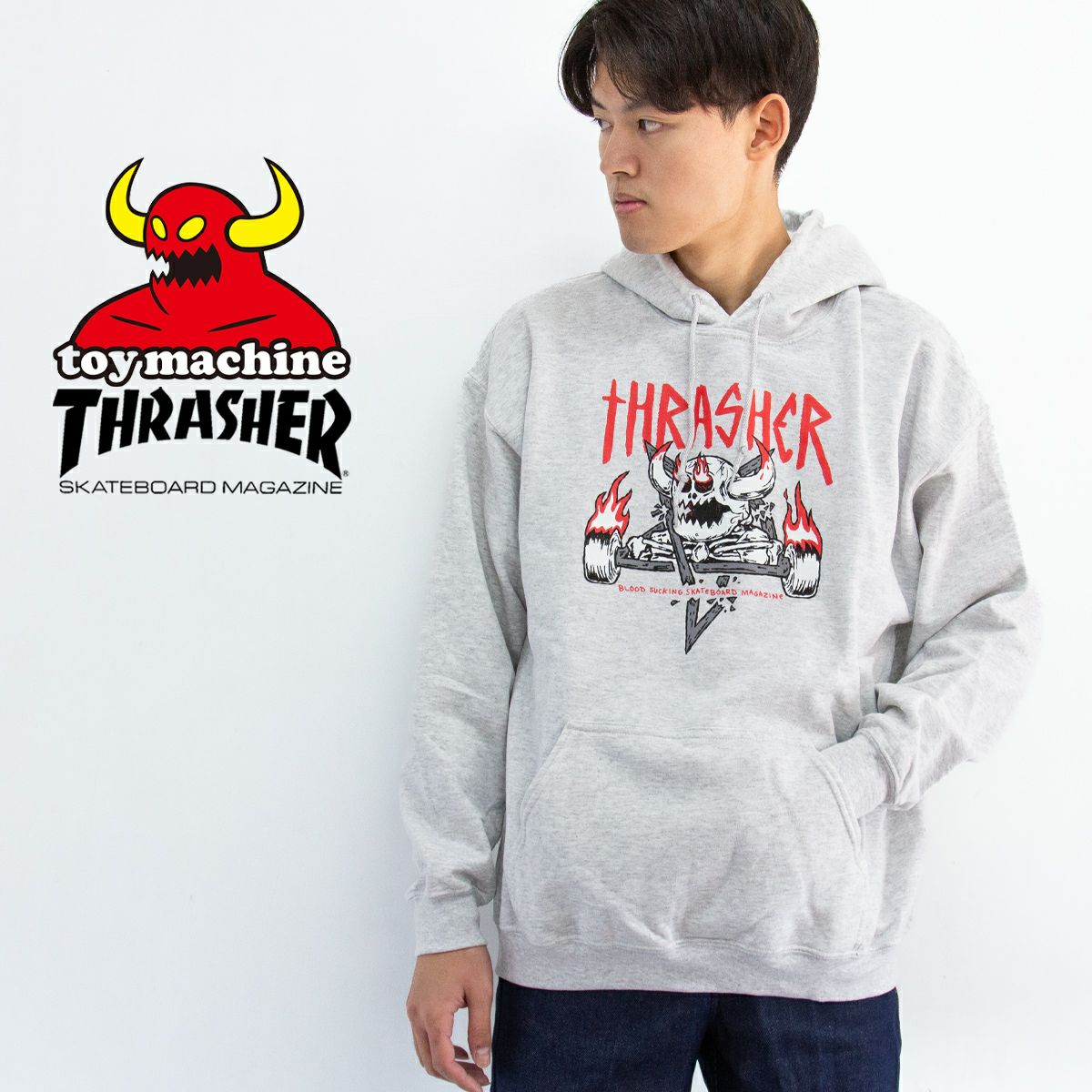 THRASHER × TOY MACHINE スラッシャー × トイマシーン MONSTER GRAM