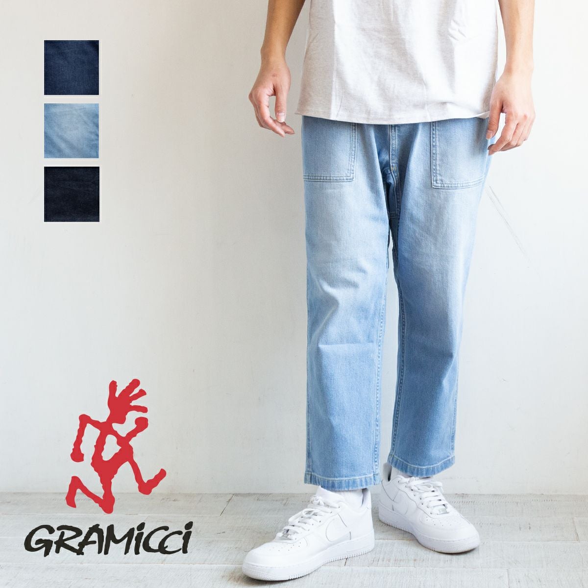 BEAMS別注 グラミチ 25FW ルーズテーパード ストレッチ デニム Gramicci（グラミチ） ジーンズ 「別注」Gramicci / ルーズ テーパード
