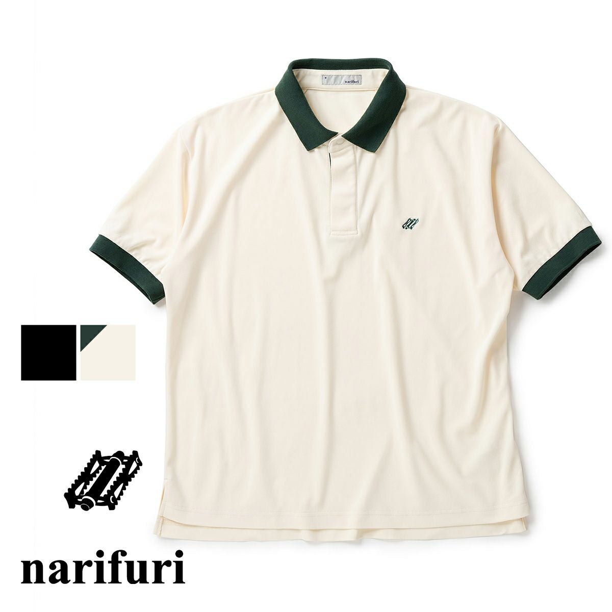 narifuri ナリフリ 】 OldCycle ポロ NF1206 | JEANS STATION