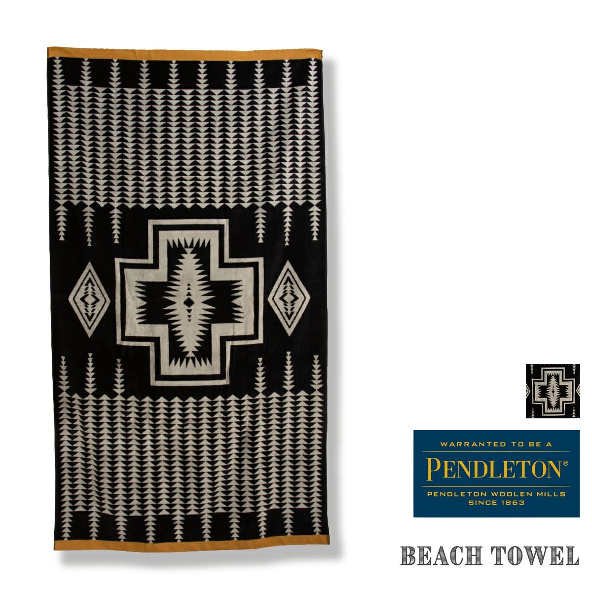 PENDLETON ペンドルトン 】 オーバーサイズ ジャカード ビーチ タオル
