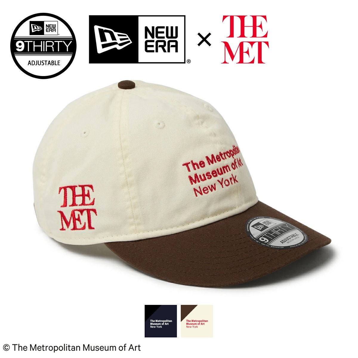 NEW ERA ニューエラ 】 9THIRTY The Met レザーストラップ ロゴ