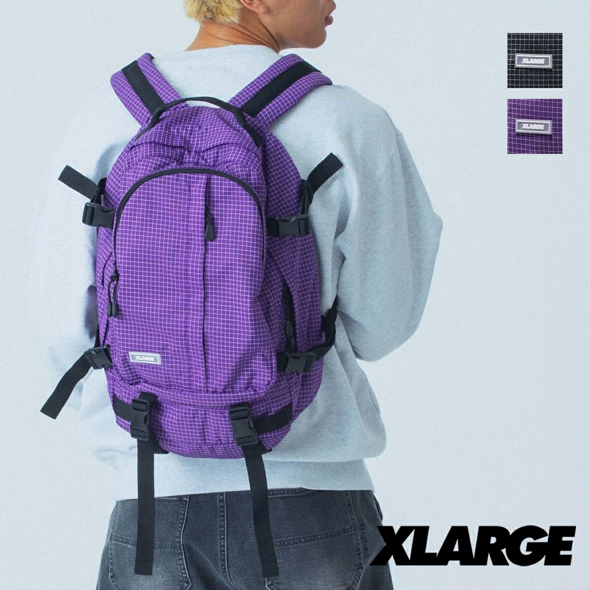 XLARGE エクストララージ 】 STANDARD LOGO PATCHED RIPSTOP DAYPACK