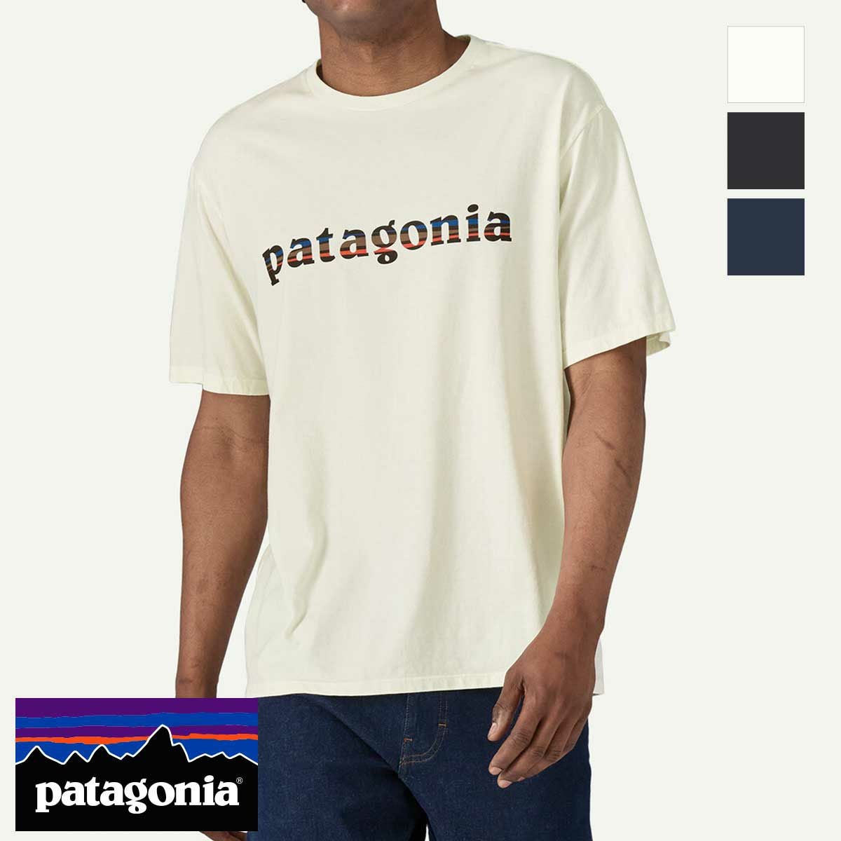 Patagonia パタゴニア 】 メンズ・'73 テキスト・ロゴ・オーガニック