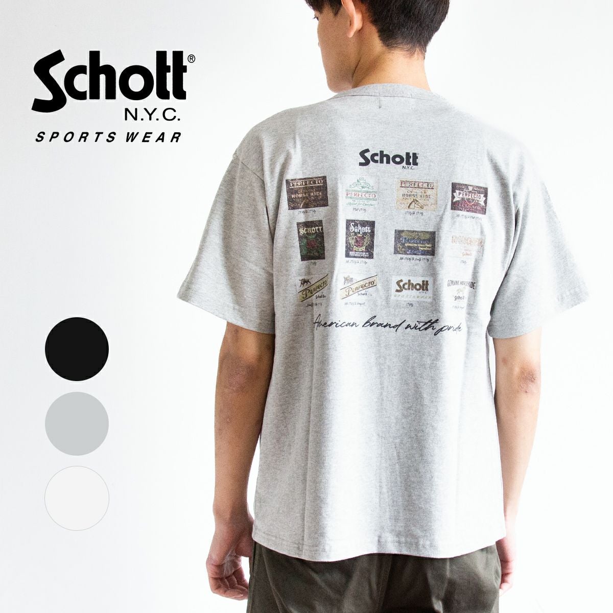 Schott ショット アーカイブ タグ Tシャツ T-SHIRT ARCHIVE TAG 782