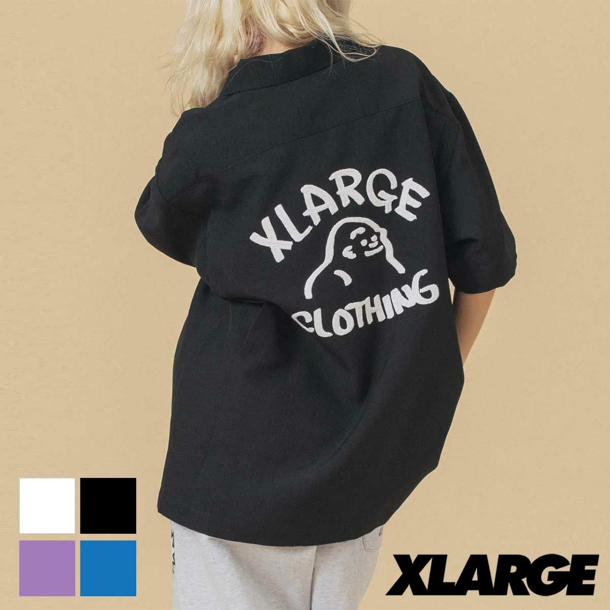 XLARGE エクストララージ 】 DRAWING OG S/S SHIRTドローイング OG刺繍