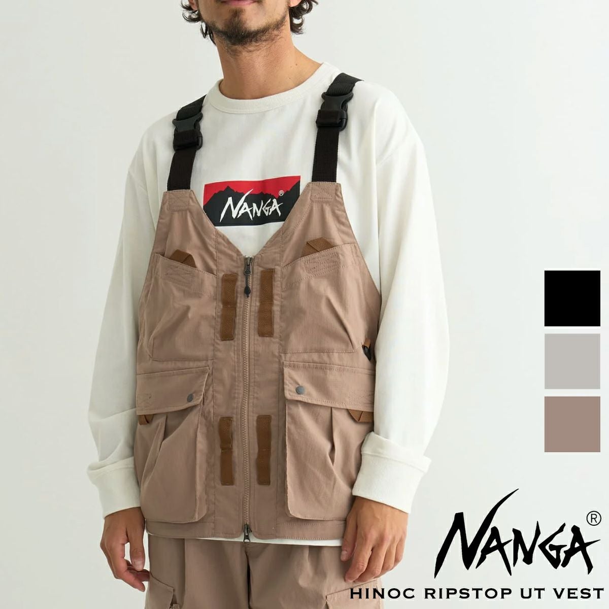 NANGA ナンガ 】 HINOC RIPSTOP UT VEST ヒノック リップストップ
