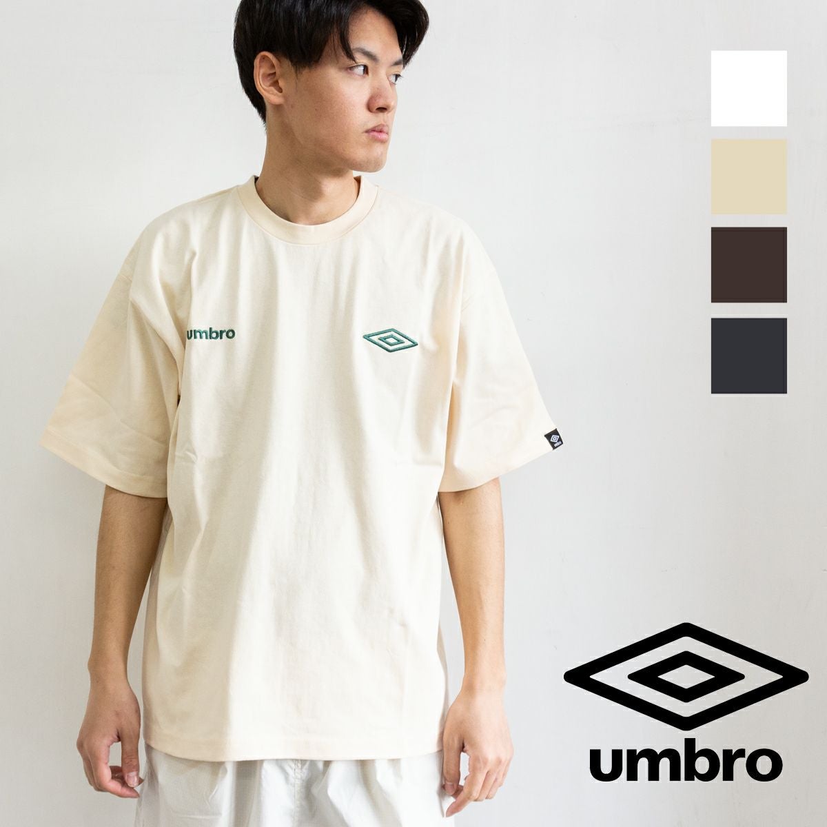 UMBRO アンブロ 】 アンブロ ロゴ 刺繍 半袖 Tシャツ UM7112 | JEANS