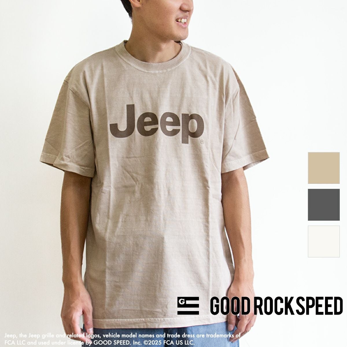 GOOD ROCK SPEED グッドロックスピード 】 「ジープ」 LOGO T-SHIRT