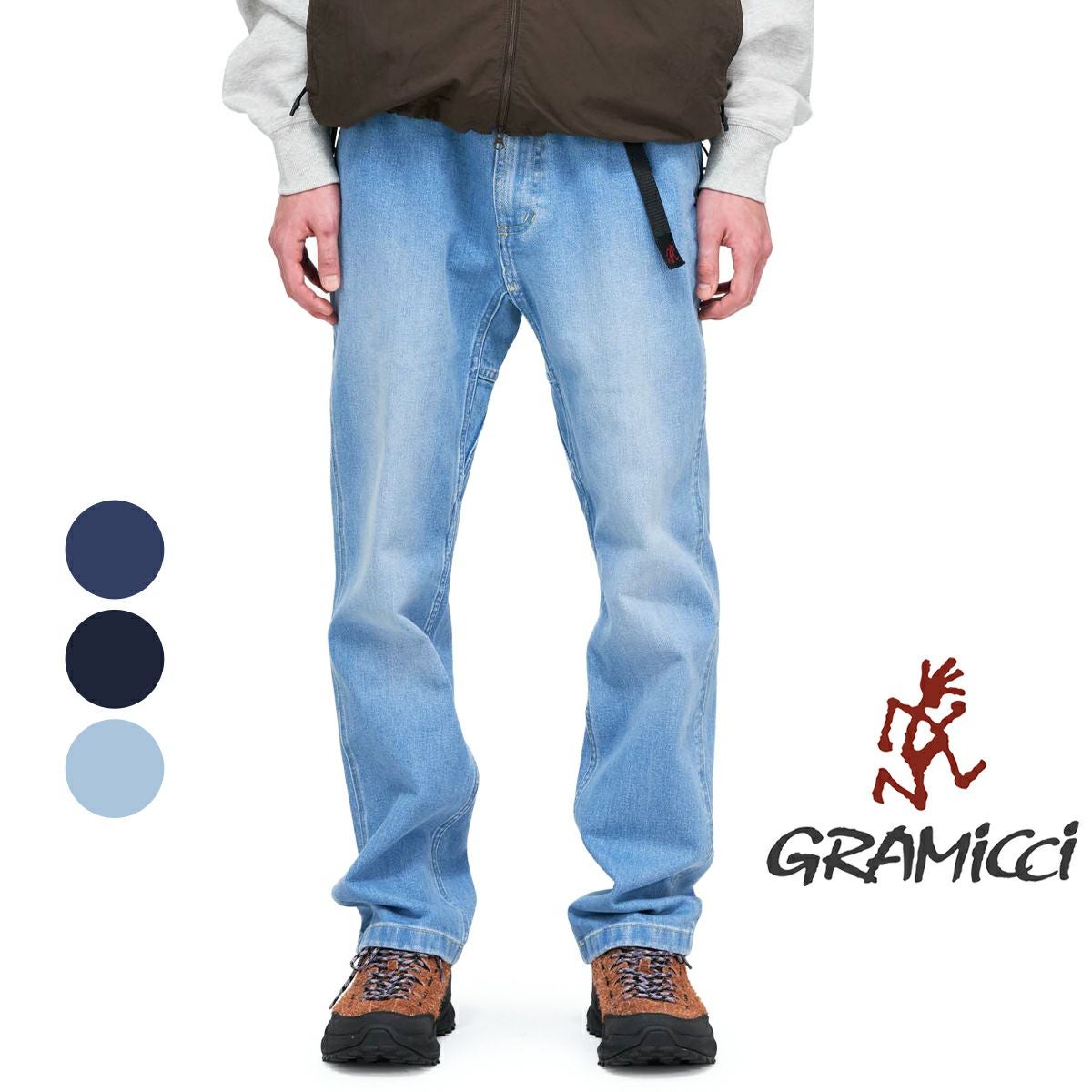 なっち　0527 GRAMICCI グラミチ ストレッチ デニム NN パンツ クロップド STRETCH