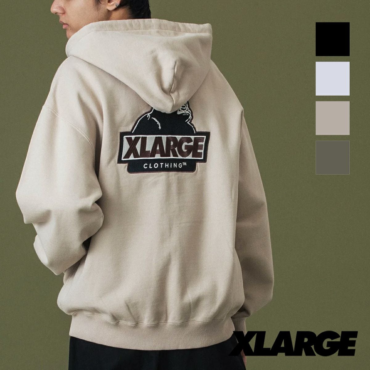XLARGE エクストララージ 】 SLANTED OG ZIP HOODED SWEATSHIRT