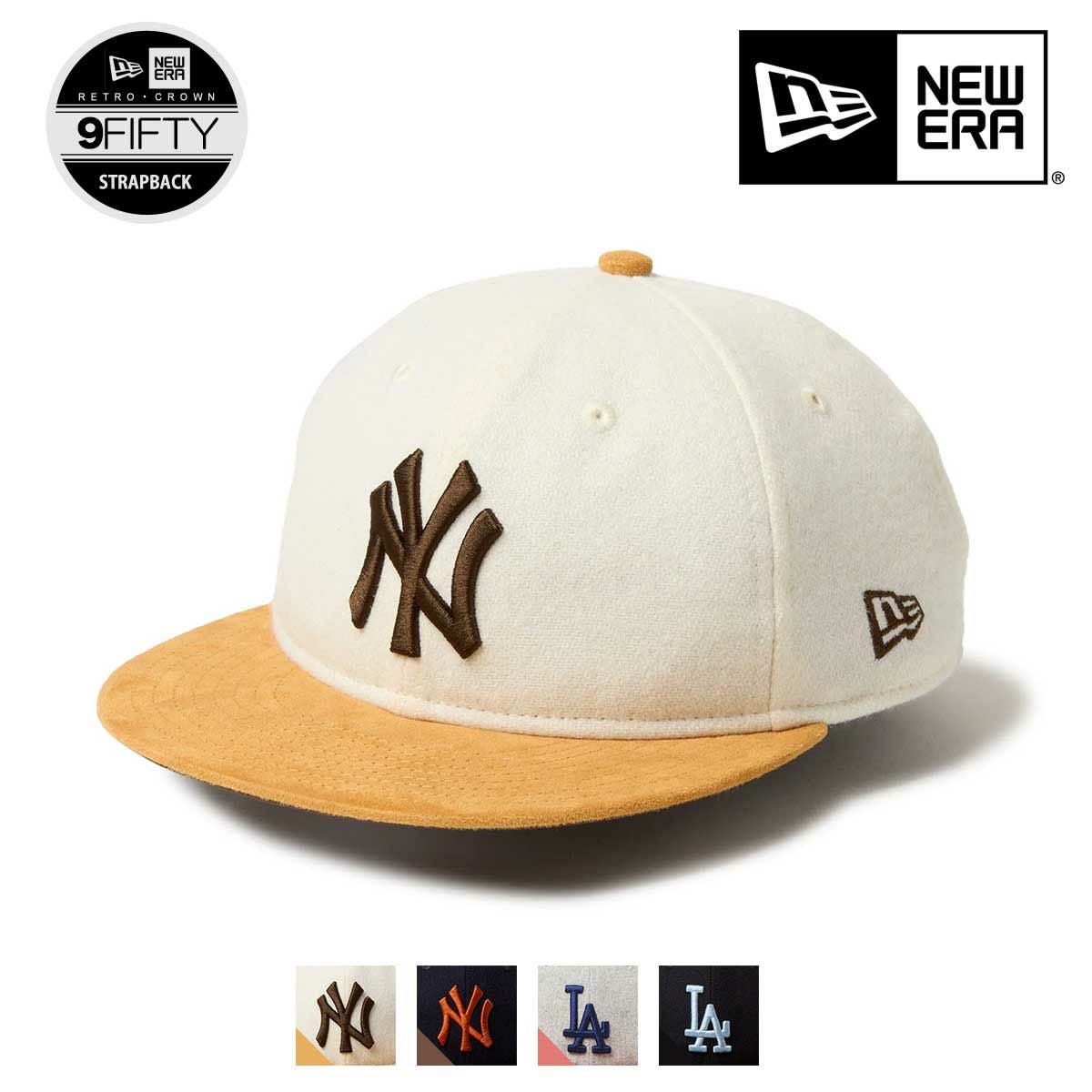 NEW ERA ニューエラ 】 RC 9FIFTY LS MLTN SUEDE レトロクラウン