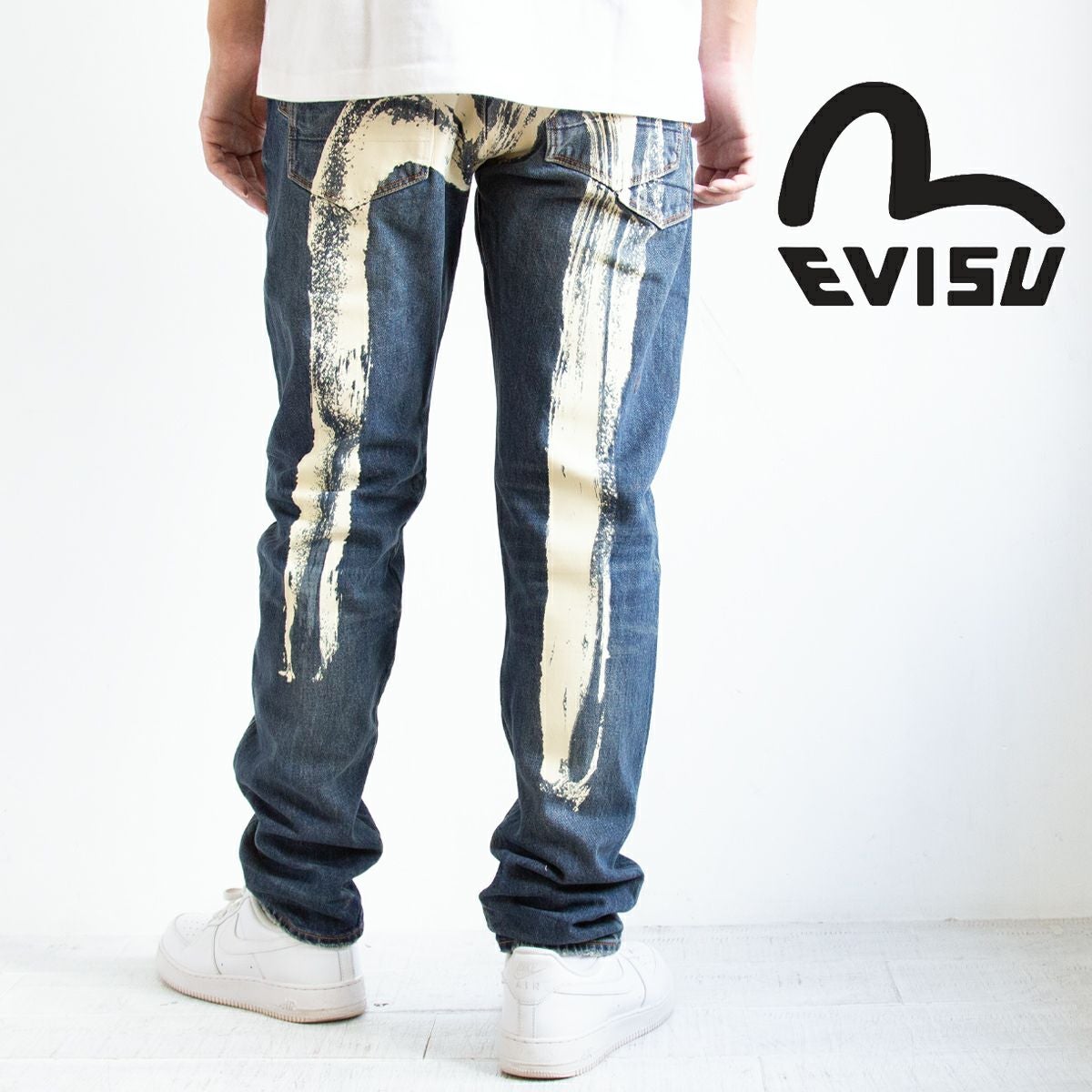 EVISU エビス 7ポケットデザイン ウォッシュド 大黒プリント