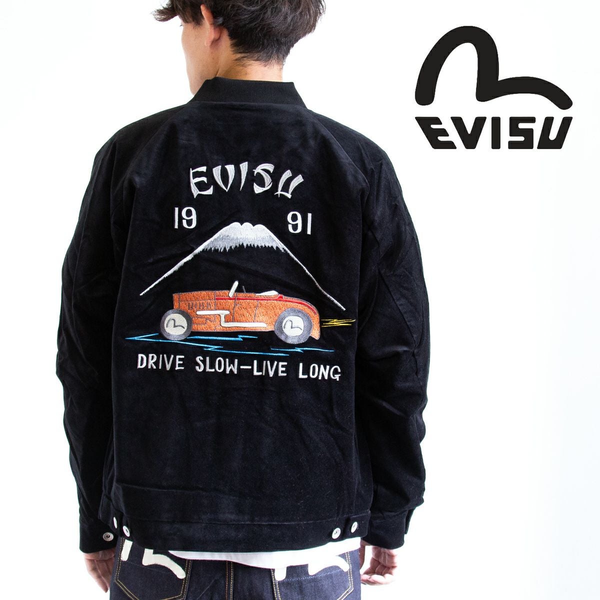 EVISU エビス ビンテージ ベルベット レギュラーフィット パッド
