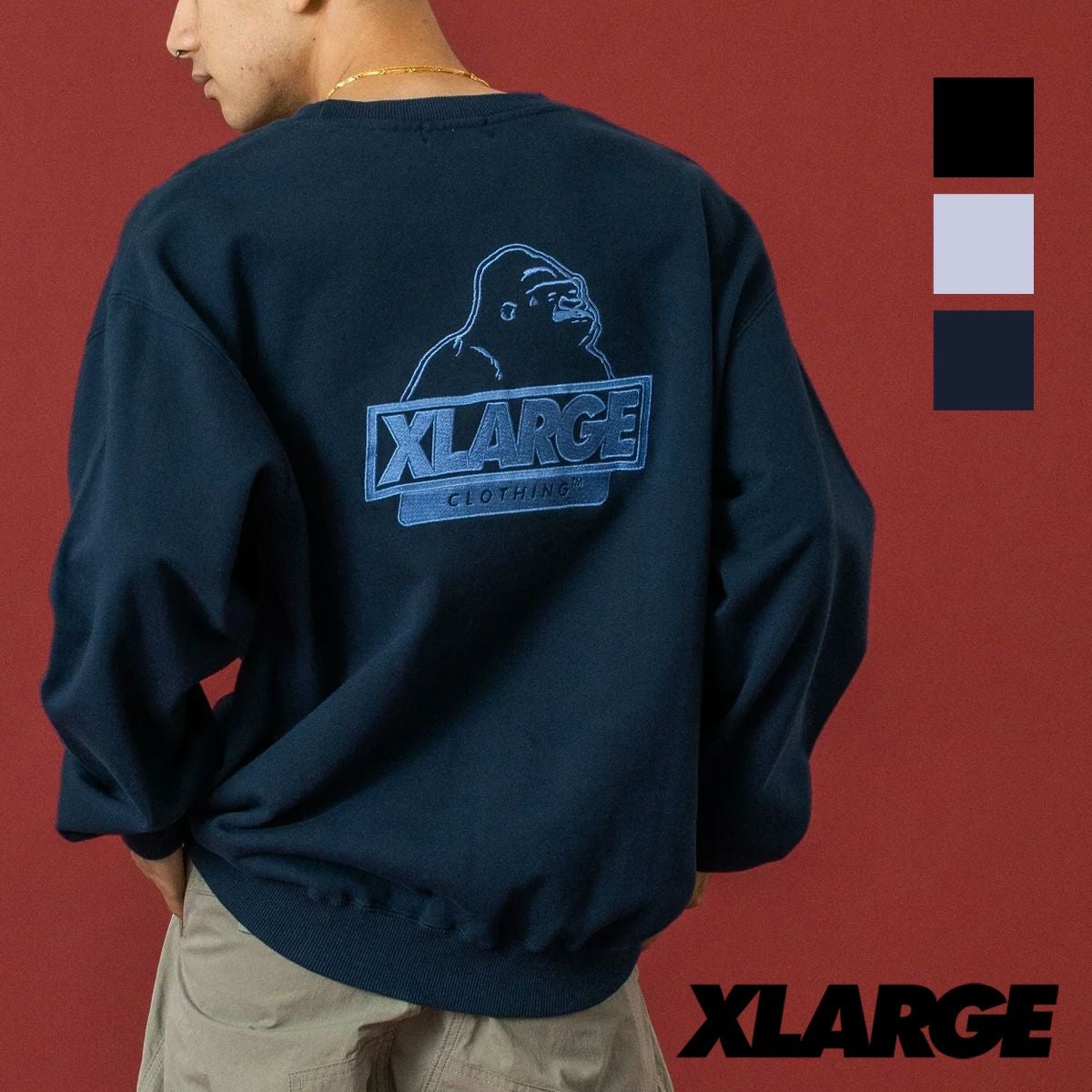 XLARGE エクストララージ 】 SLANTED OG CREWNECK SWEATSHIRT