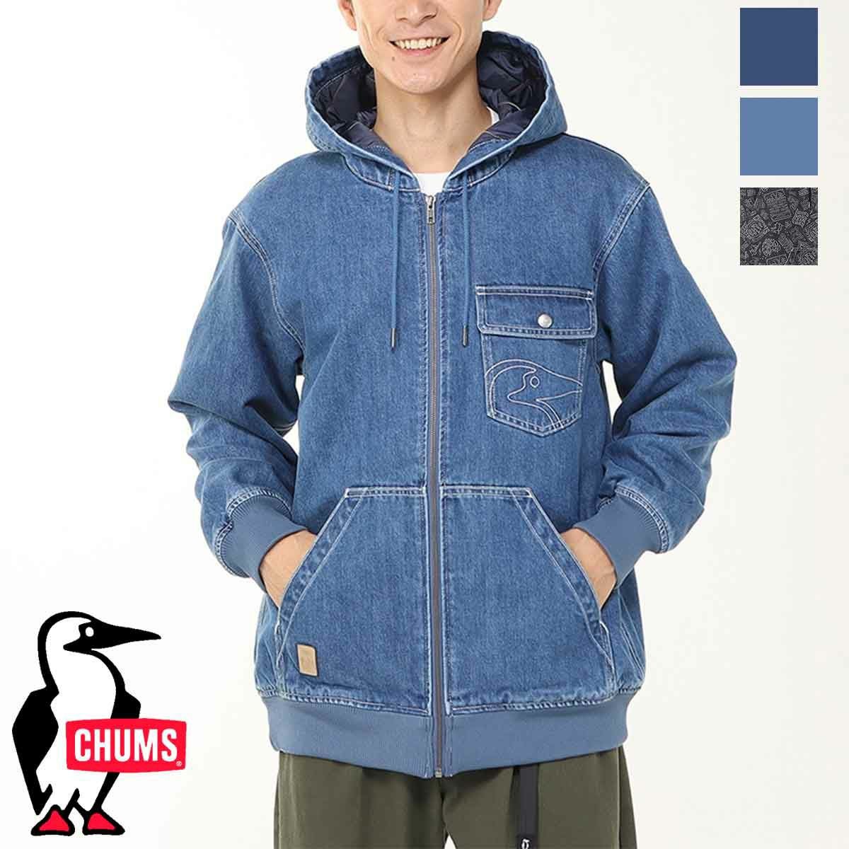 CHUMS チャムス デニム パーカー CHUMS チャムス 】 Warm Denim Parka ウォーム デニム パーカー CH04