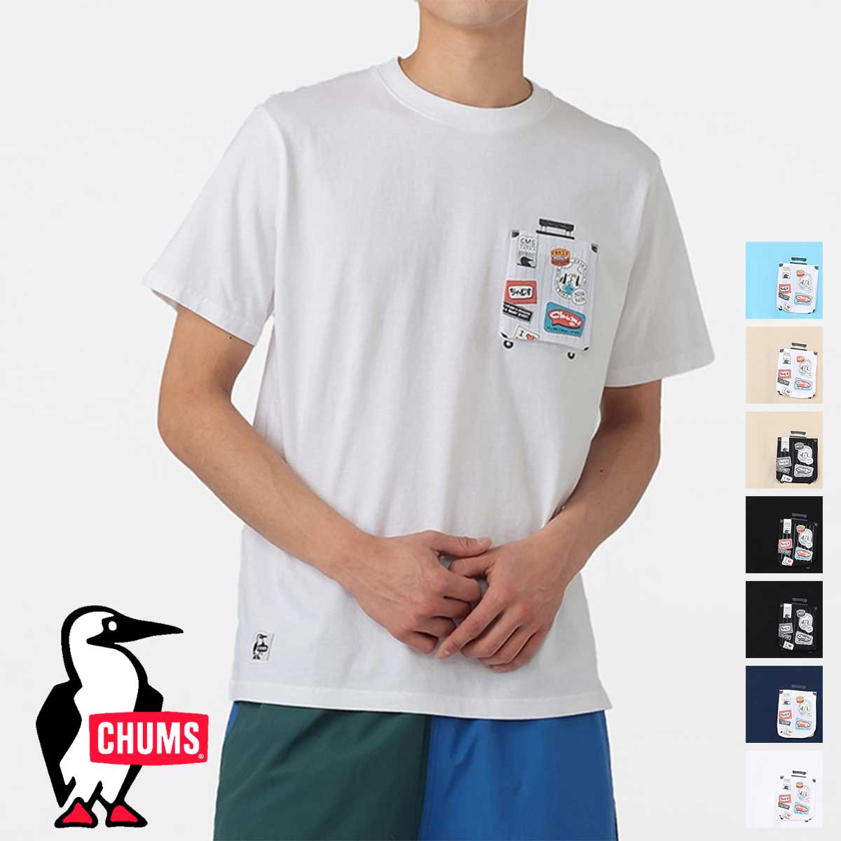 CHUMS チャムス 】 Booby Lost City Trip Pocket T ブービー ロスト